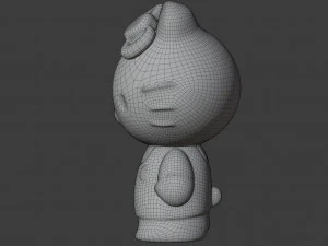 hello kitty figure 3D Model