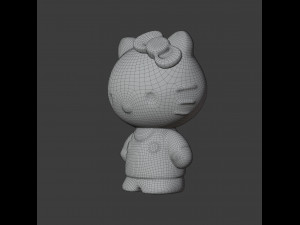 hello kitty figure 3D Model