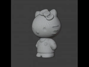 hello kitty figure 3D Model