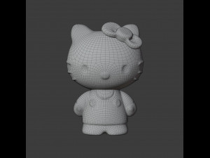 hello kitty figure 3D Model