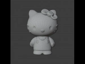 hello kitty figure 3D Model