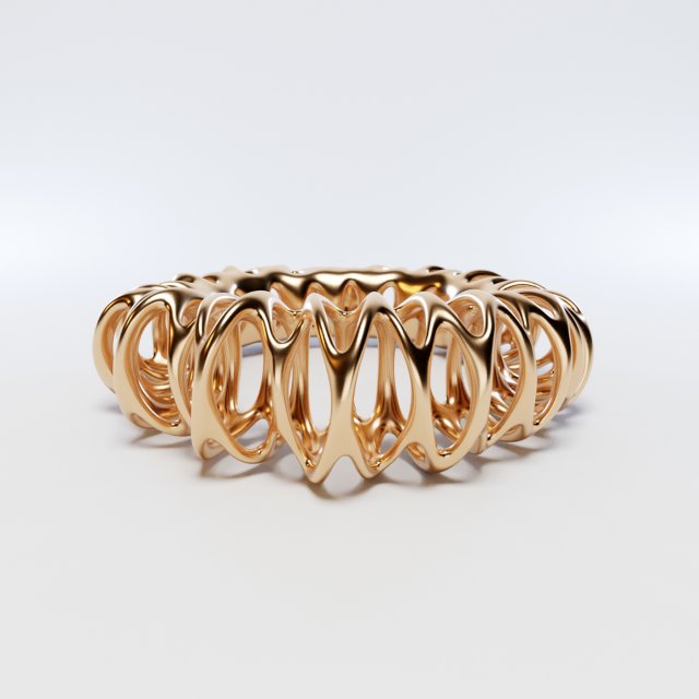 coil ring Model 3D .c4d .max .obj .3ds .fbx .stl .blend 