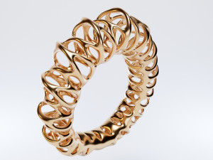 coil ring Model 3D