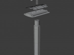 hexagon safety razor Model 3D