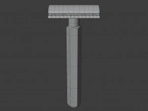 hexagon safety razor 3D Model