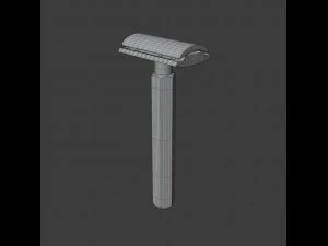 hexagon safety razor 3D Model