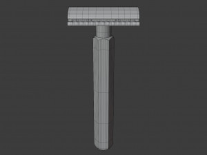 hexagon safety razor Model 3D