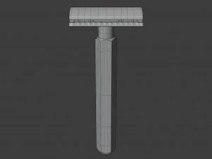 hexagon safety razor 3D Model