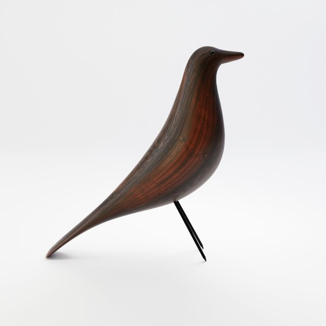 eames house bird Modelo 3D .c4d .max .obj .3ds .fbx .stl .blend 
