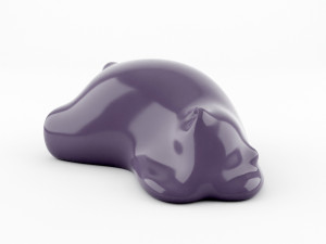 resting bear figure Modello 3D