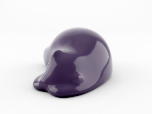 resting bear figure Modello 3D