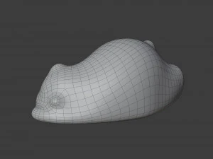resting bear figure 3D Model