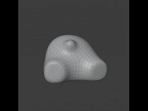resting bear figure 3D Model