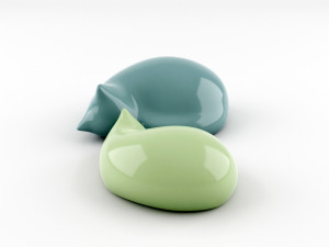 resting cat figures 3D-Modell
