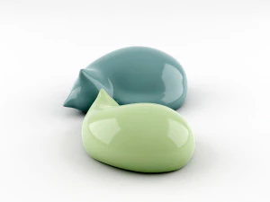 figure di gatti che riposano Modello 3D