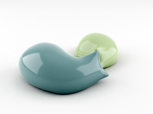 resting cat figures 3D-Modell