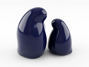 resting bird figures 3D 모델