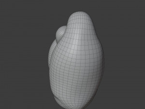 resting bird figures 3D 모델