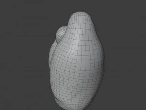 figure di uccelli a riposo Modello 3D