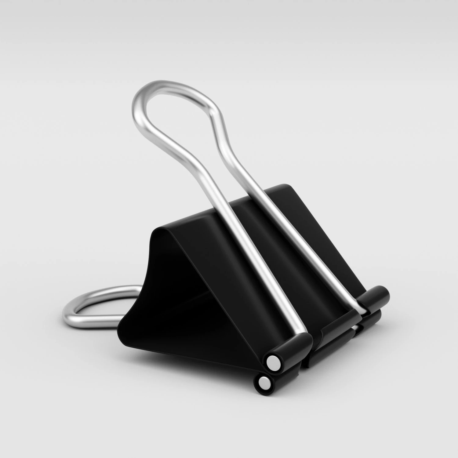 binder clip 3D Model .c4d .max .obj .3ds .fbx .stl .blend 