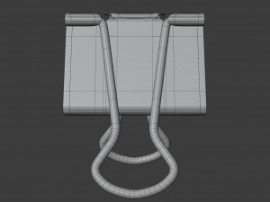 binder clip 3D 模型