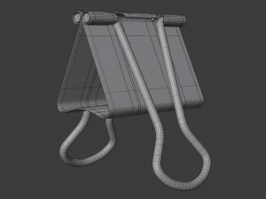 binder clip 3D 模型