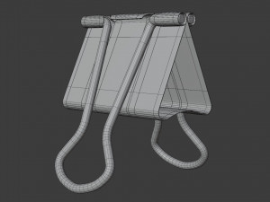 binder clip 3D 模型