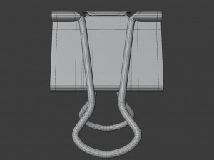 binder clip 3D 模型