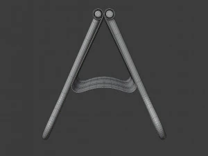 binder clip 3D Model