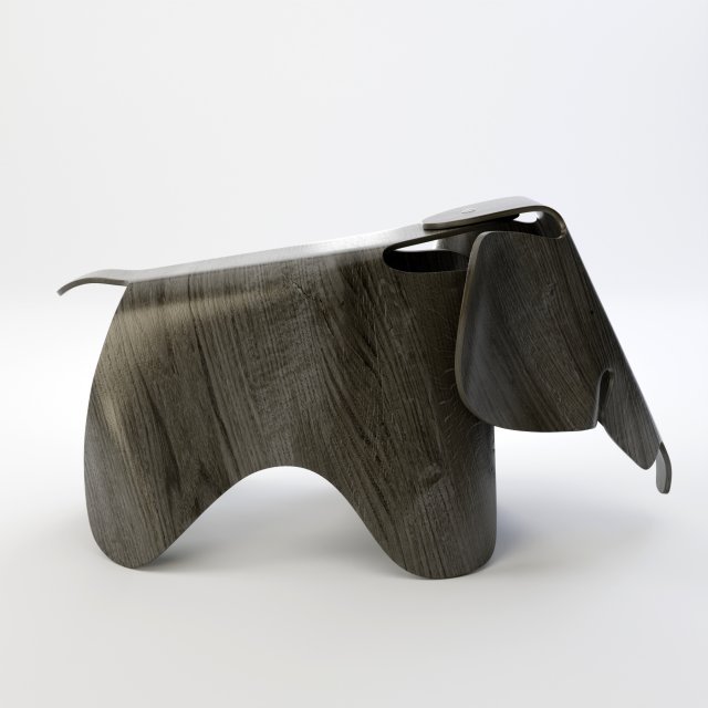 eames elephant 3D 模型 .c4d .max .obj .3ds .fbx .stl .blend