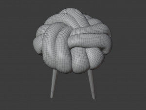 knot stool 3D Модель