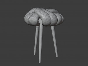 knot stool 3D Модель