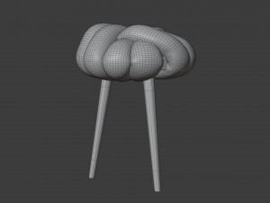 knot stool 3D Модель