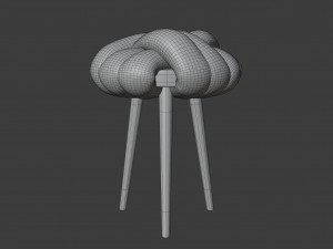 knot stool 3D Модель