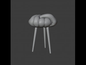 knot stool 3D Модель