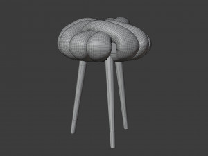 knot stool 3D Модель