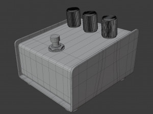 proco rat 2 distortion pedal Model 3D