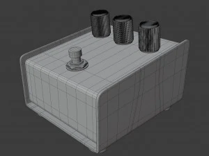 proco rat 2 distortion pedal 3D Model