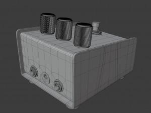 proco rat 2 distortion pedal Model 3D