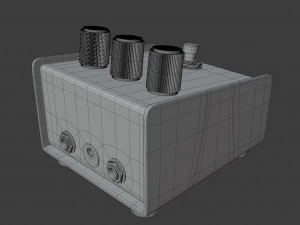 proco rat 2 distortion pedal 3D Model