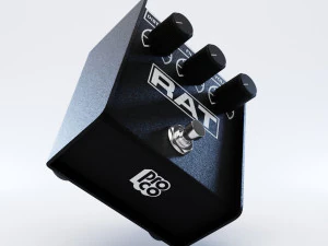 proco rat 2 distortion pedal 3D Model