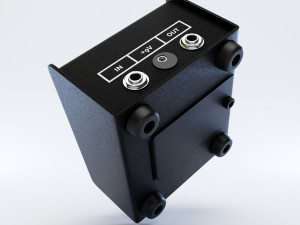 proco rat 2 distortion pedal Model 3D