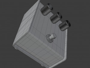 proco rat 2 distortion pedal Model 3D