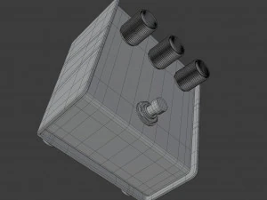 proco rat 2 distortion pedal 3D Model