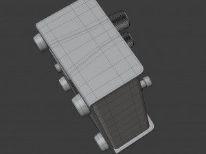 proco rat 2 distortion pedal Model 3D
