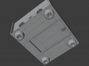 proco rat 2 distortion pedal Model 3D