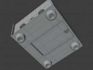 proco rat 2 distortion pedal 3D Model