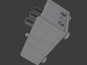 proco rat 2 distortion pedal Model 3D