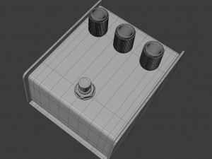proco rat 2 distortion pedal Model 3D