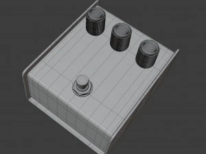 proco rat 2 distortion pedal 3D Model